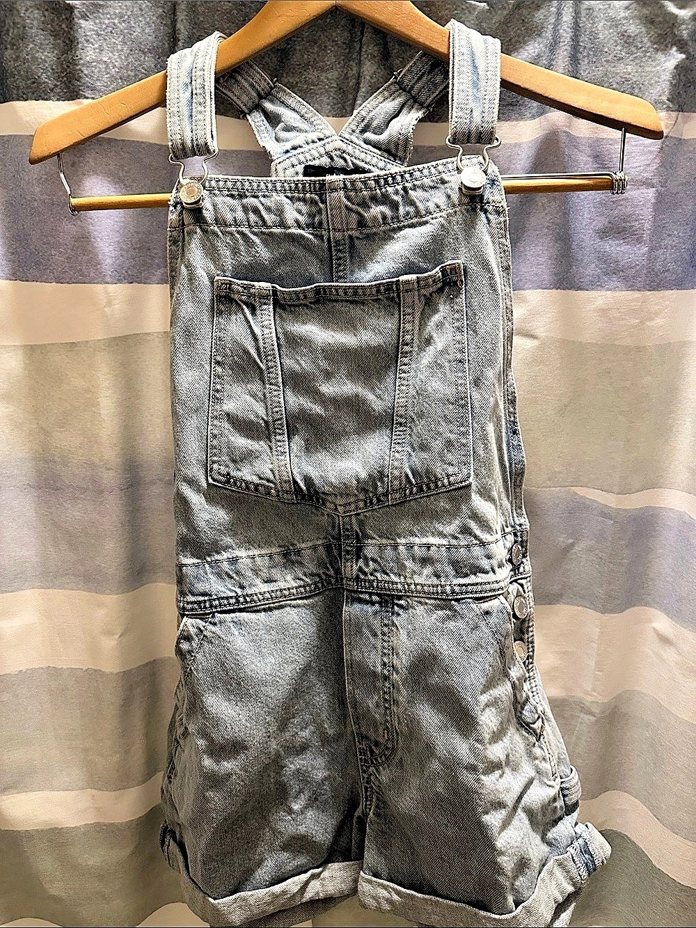 Gap Teen Denim Shortalls Girls 12 Blue